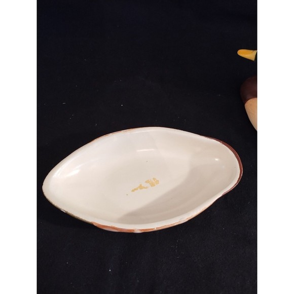 Vintage 1978 Porcelain Avon Mallard Duck Covered Trinket Dish Hand Crafted - Picture 7 of 10